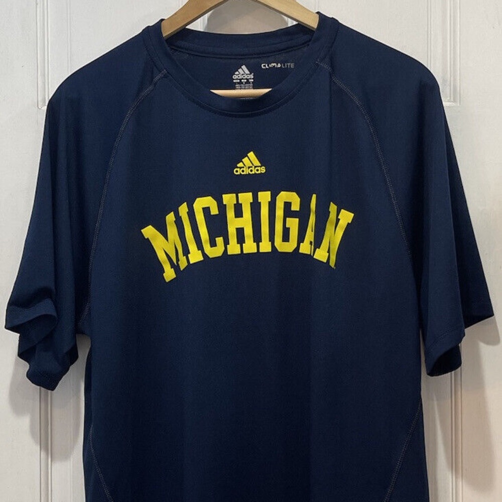 Adidas Climalite Michigan T-Shirt Men’s Size Large